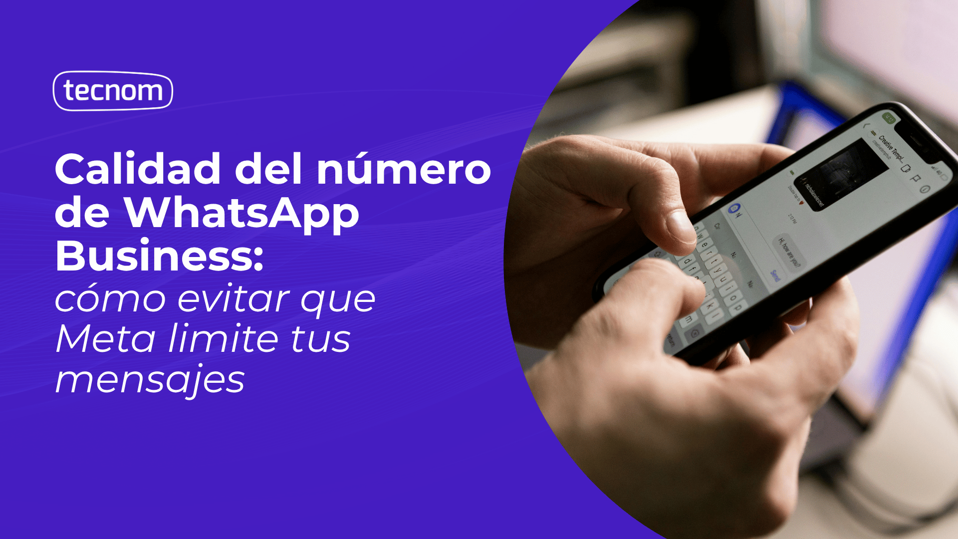 Calidad del número de WhatsApp Business
