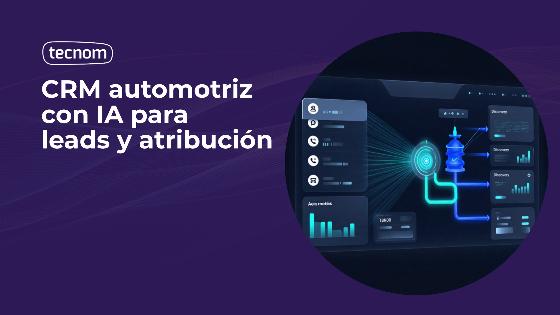 CRM automotriz con IA para leads y atribución